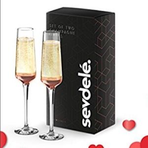 🆕Sevdele "Love" Series◻️Champagne Flute Glasses🥂